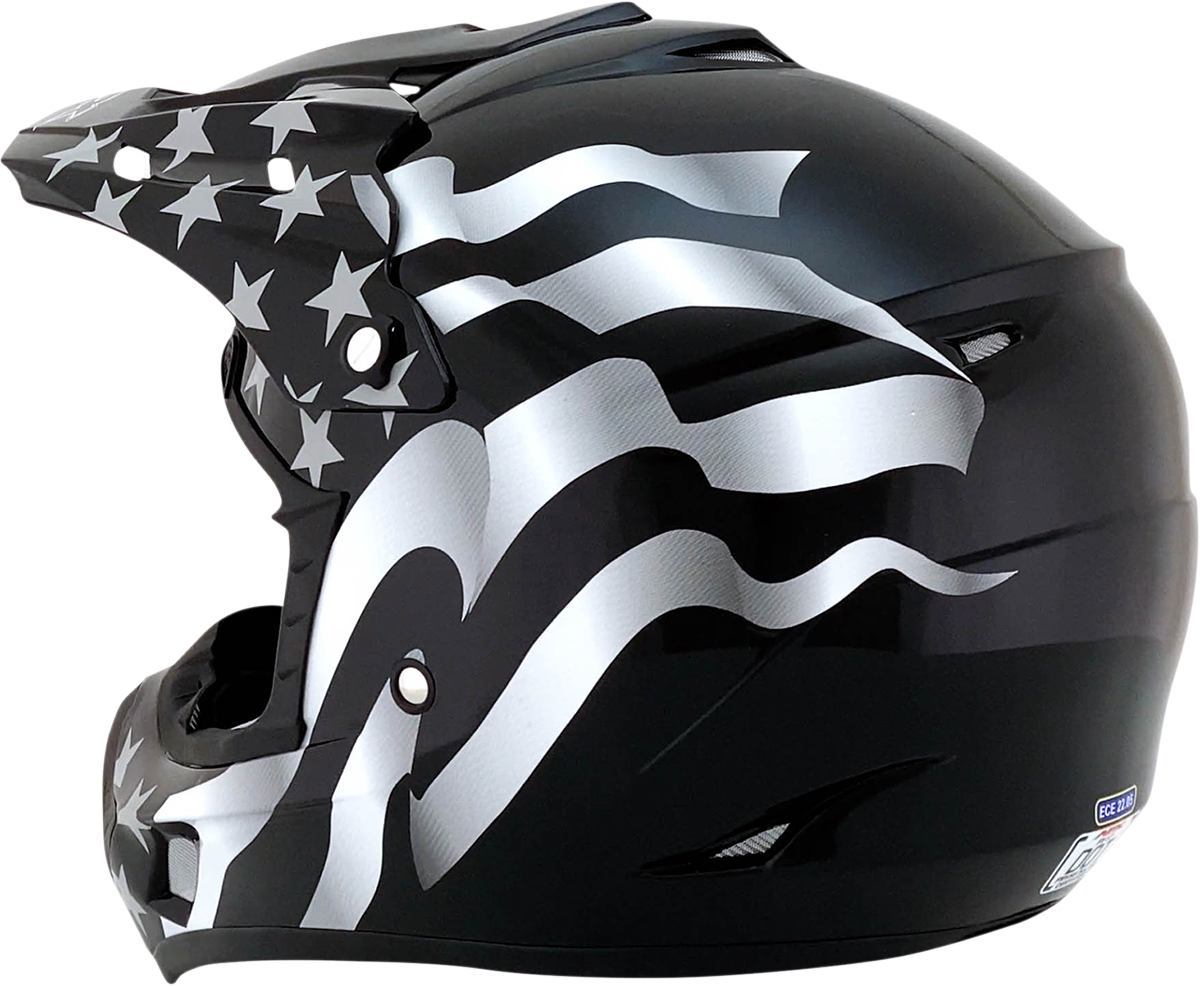 FX-17 Helmet - Flag - Stealth - Large