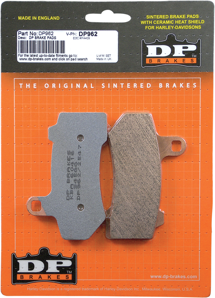 Sintered Brake Pads - DP962 2006 - 2023