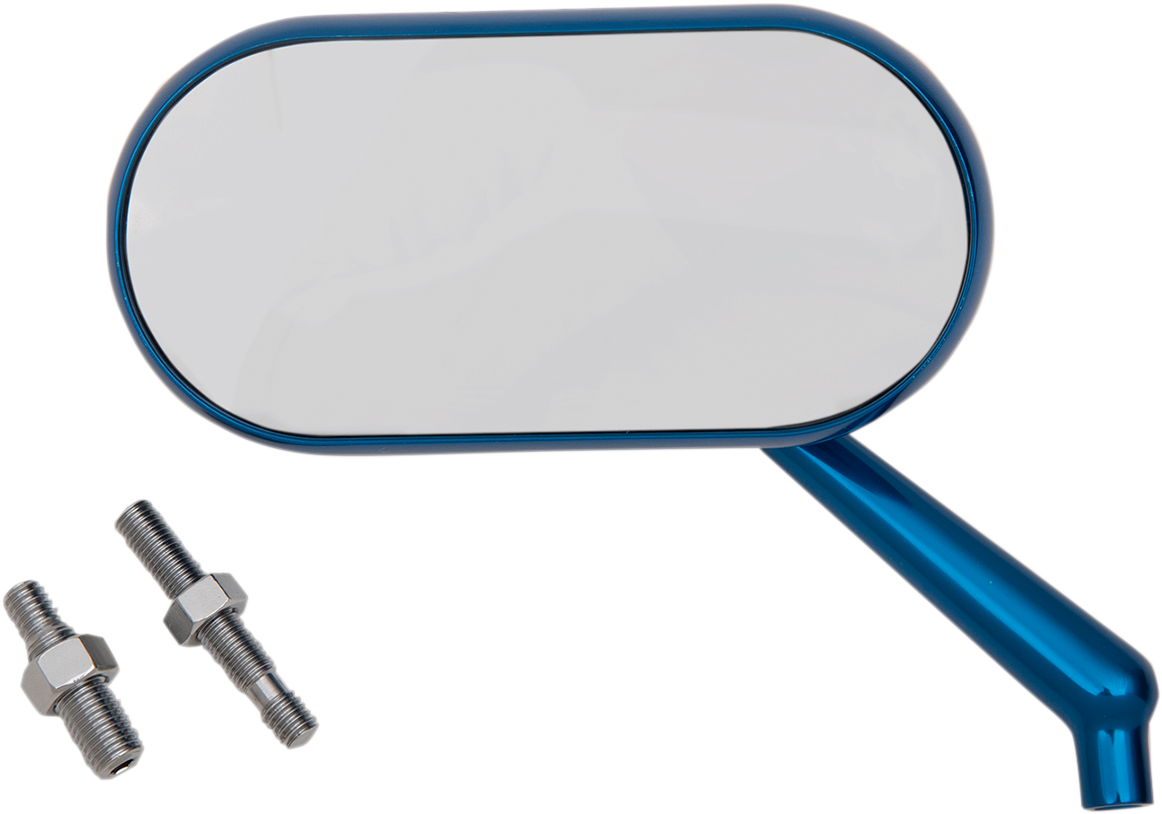 Mirror - Side View - Oval - Blue - Left