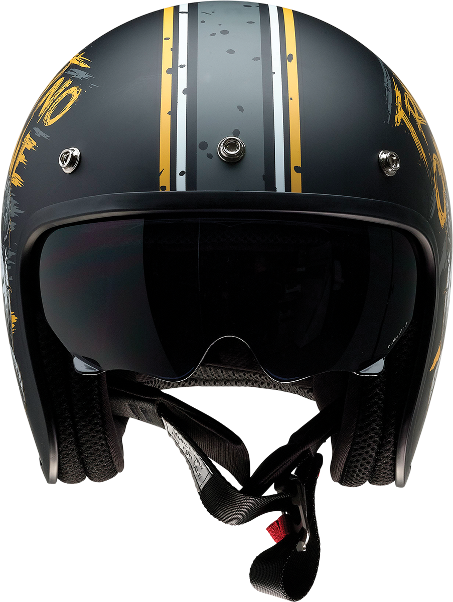 Saturn Helmet - Trust No One - Black/Yellow - Large