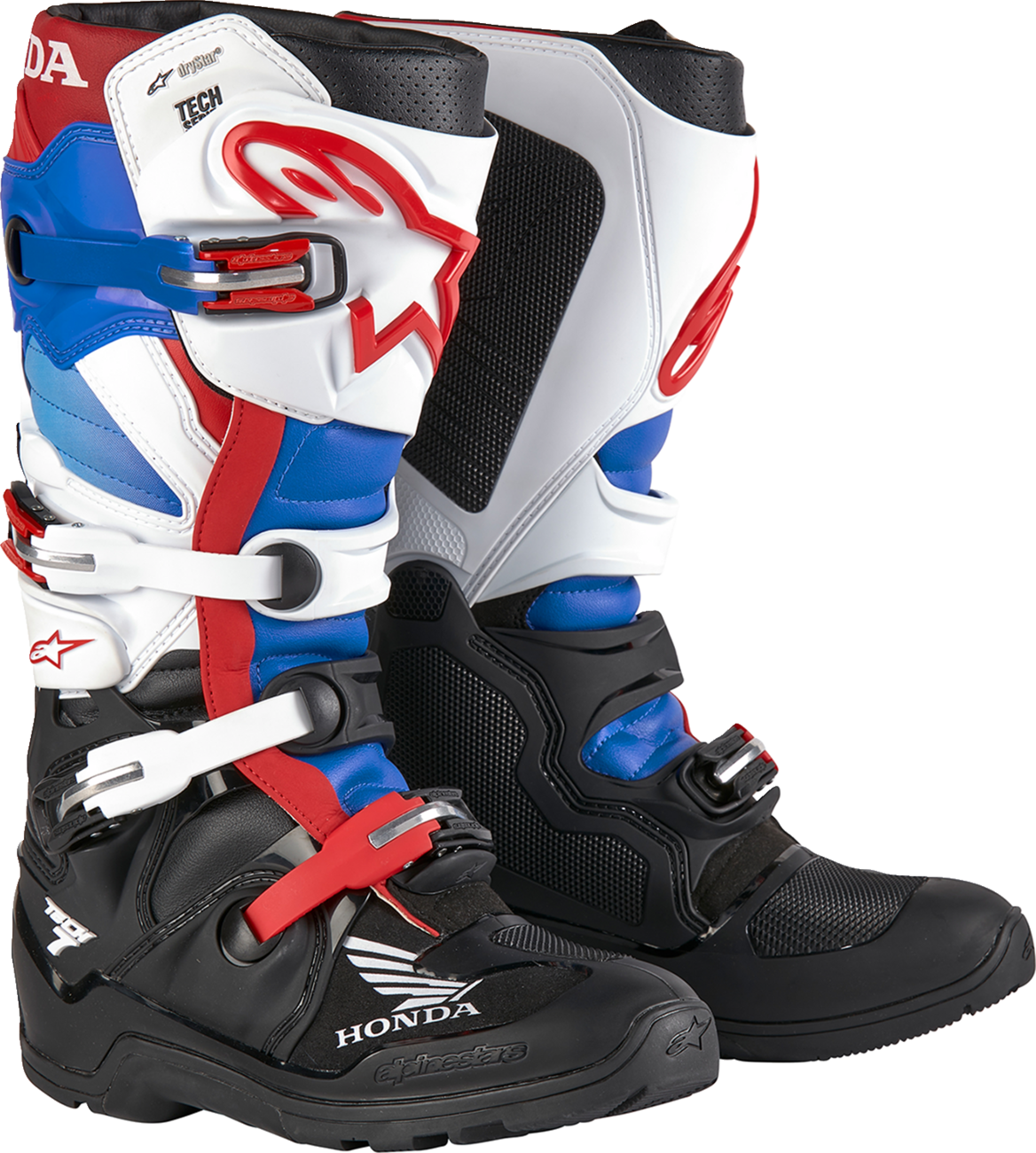 Tech 7 Enduro Drystar® Boots - Black/White/Blue/Red - US 11