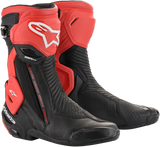 SMX+ Vented Boots - Black/Red - US 9.5 / EU 44