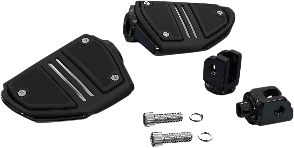 Twin Rail Footpeg - Black - Softail