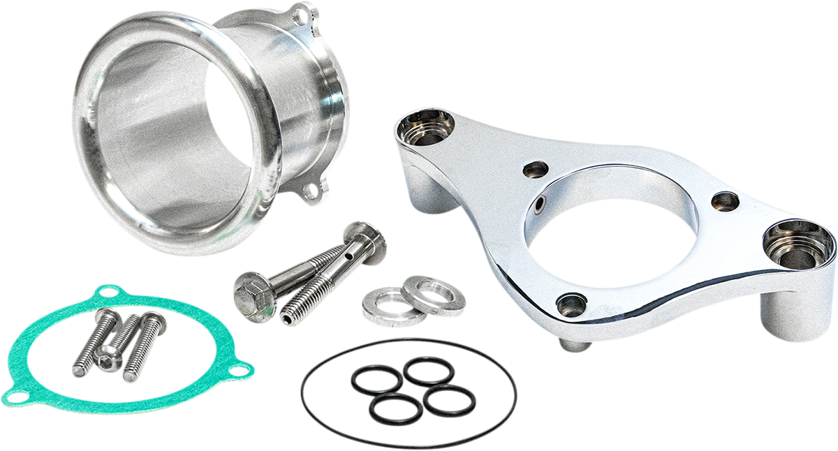 3\" Velocity Stack with Backing Plate Kit - Chrome 2017 - 2022