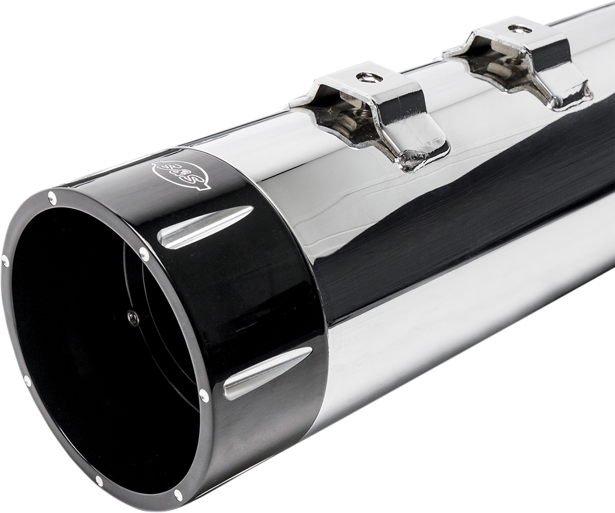 4-1/2\" MK45 Performance Mufflers - Black Tracer 2017 - 2022