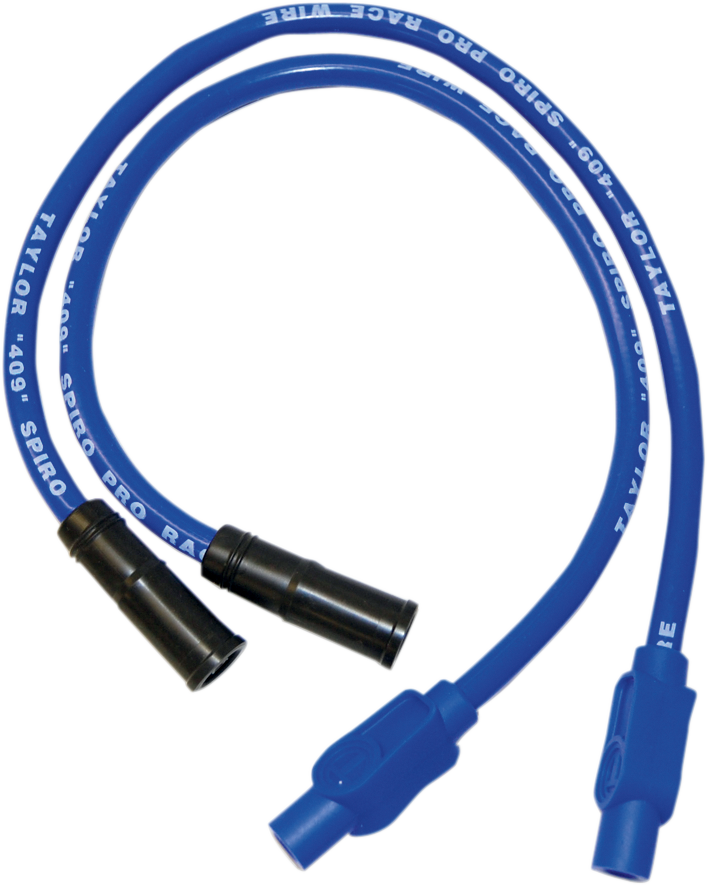 10.4 mm Spark Plug Wire - Black - \'99-\'08 Blue 1999 - 2008