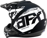 FX-17Y Helmet - Attack - Matte Black/Silver - Large