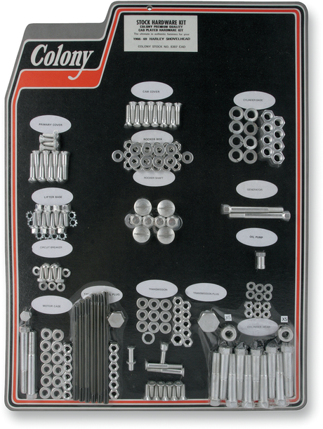 Hardware Kit - Cadmium - \'66-\'69 1966 - 1969