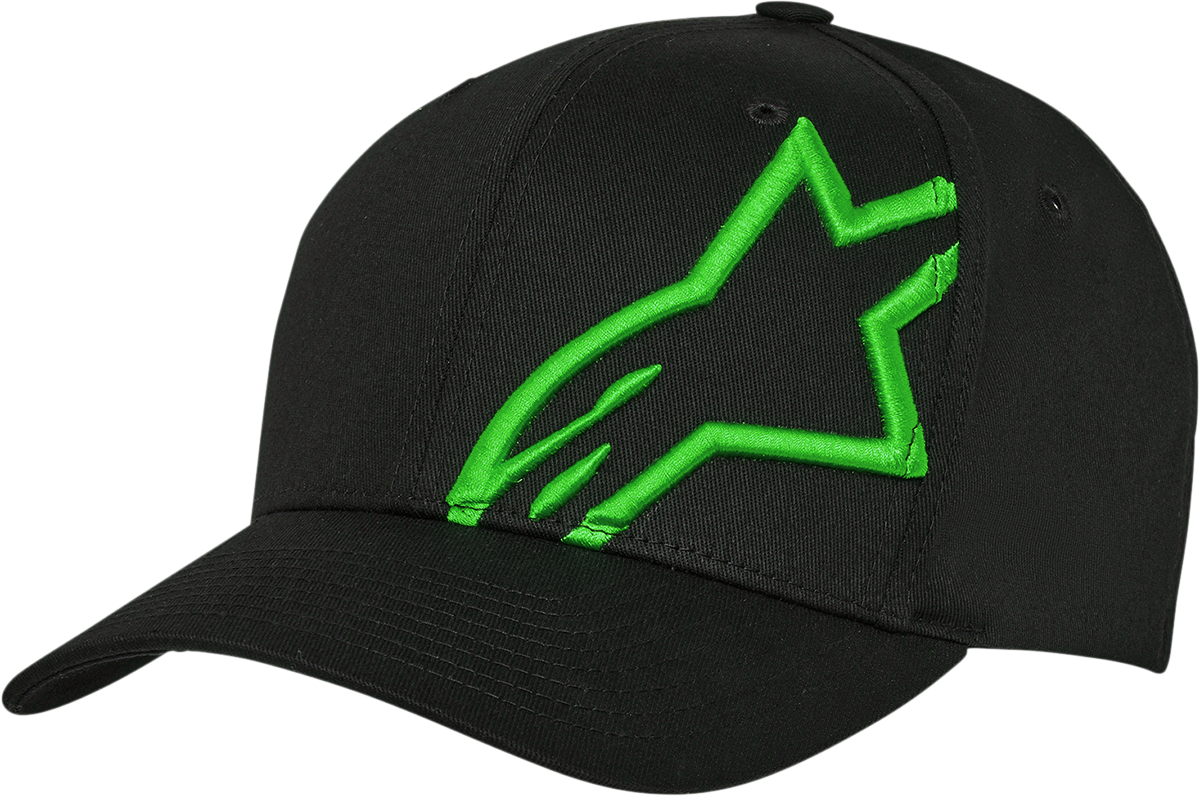 Corp Snap 2 Hat - Black/Green - One Size