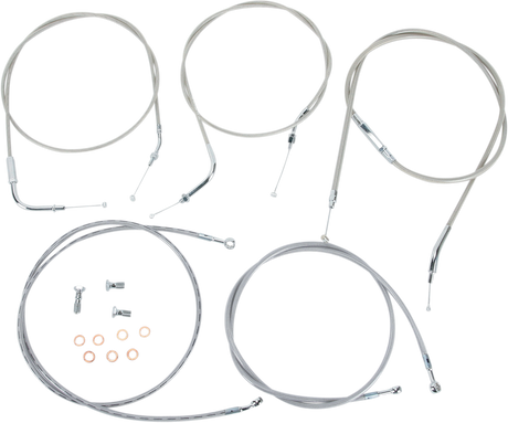 Cable Line Kit - 18\" - 20\" - \'04 - \'07 Roadstar - Stainless Steel 2004 - 2007