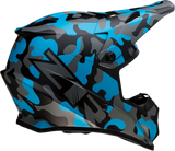 Rise Helmet - Camo - Blue - Large