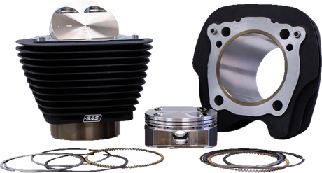 132\" Big Bore Cylinder Kit - Black - M8 2017 - 2022