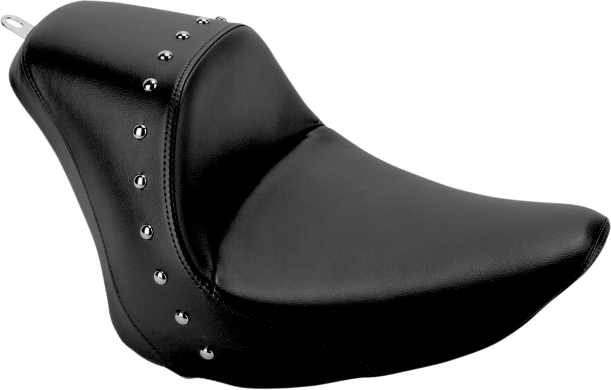 Heels Down Solo Seat - Without Backrest - Studded - Black - FXST 2006 - 2017