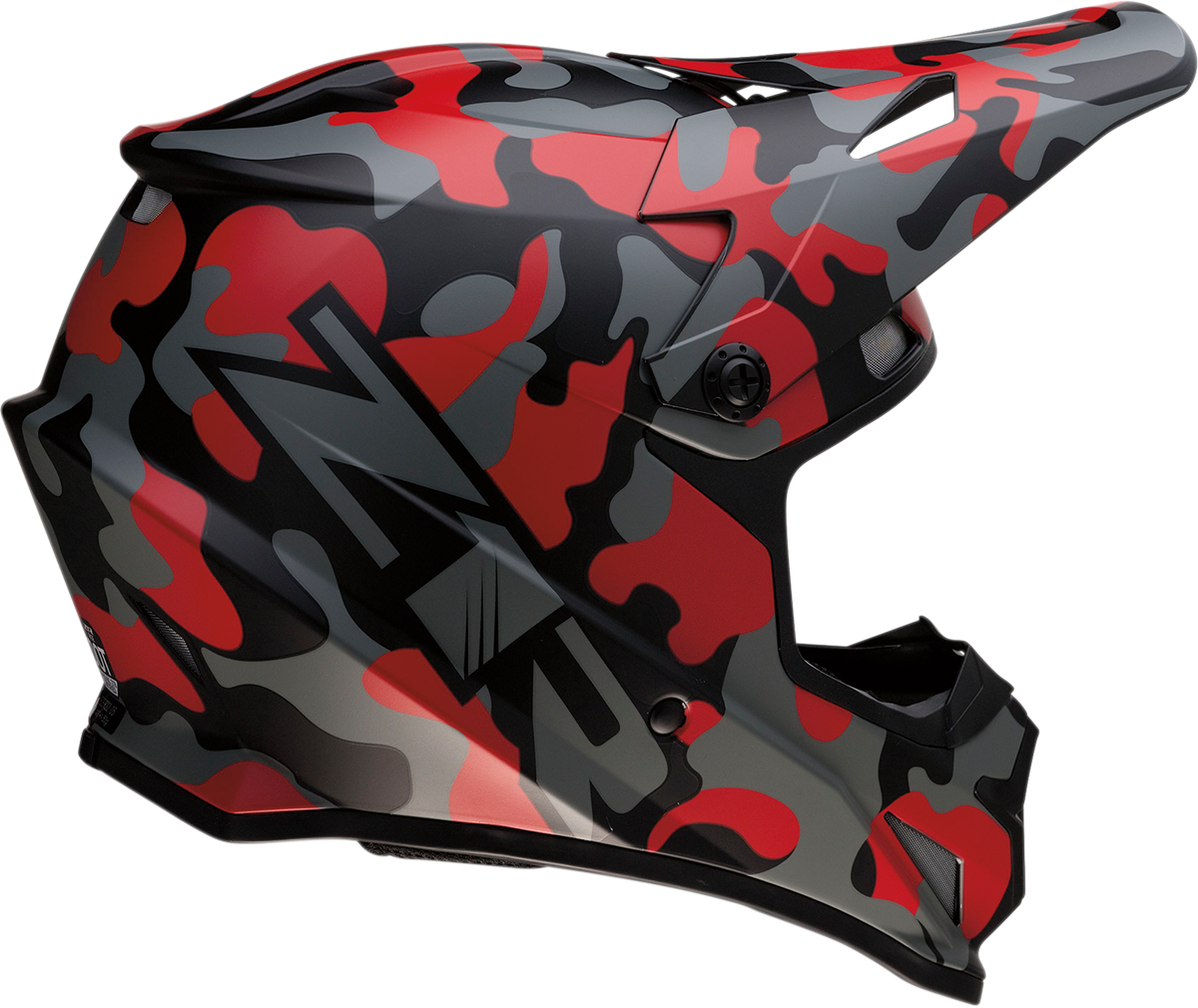 Rise Helmet - Camo - Red - 2XL