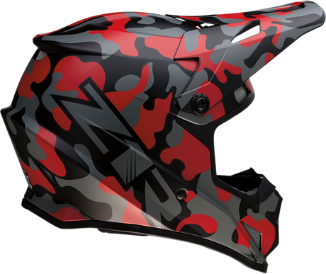 Rise Helmet - Camo - Red - 2XL