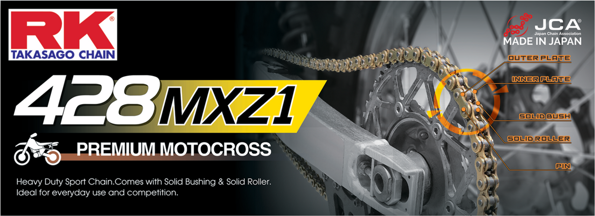 428 MXZ1 - Chain - 120 Links - Natural