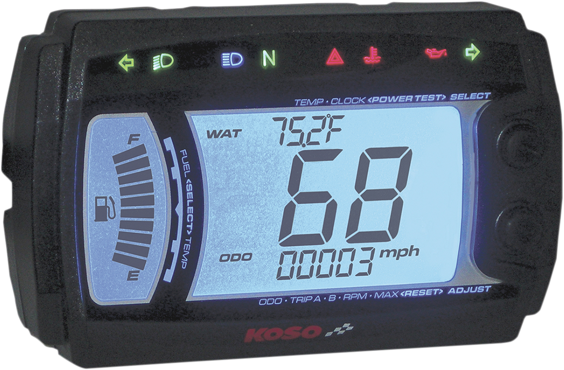 XR-SR Multi-Function Electronic Speedometer - 4.57\" W x 2.85\" H x 1.25\" D