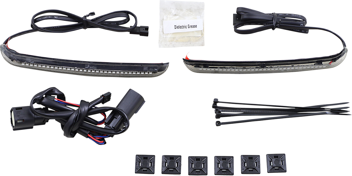 Bag Light Blades - Red Turn Signals 2010 - 2013