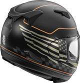 Signet-X Helmet - US Flag - Black Frost - XS