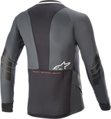 Drop 8.0 Long-Sleeve Jersey - Black/Coral - Medium