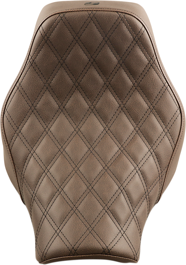 Renegade Solo Seat - Lattice Stitched - Brown - FL \'18-\'20 2018 - 2020