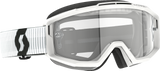 Split OTG Goggles - White - Clear Works