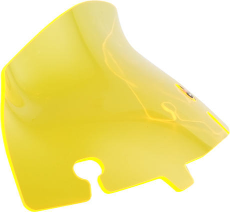 Kolor Flare™ Windshield - 4\" - Yellow Ice - FLH 2014 - 2023