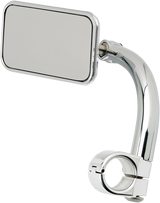 Rectangular Clamp-On Mirror - 1\" - Chrome