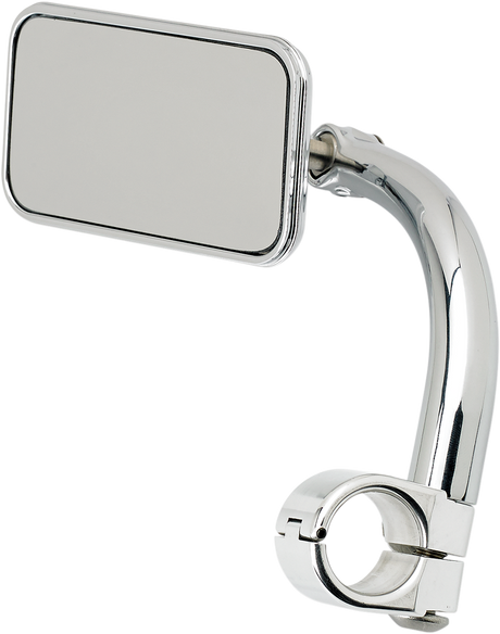 Rectangular Clamp-On Mirror - 1\" - Chrome