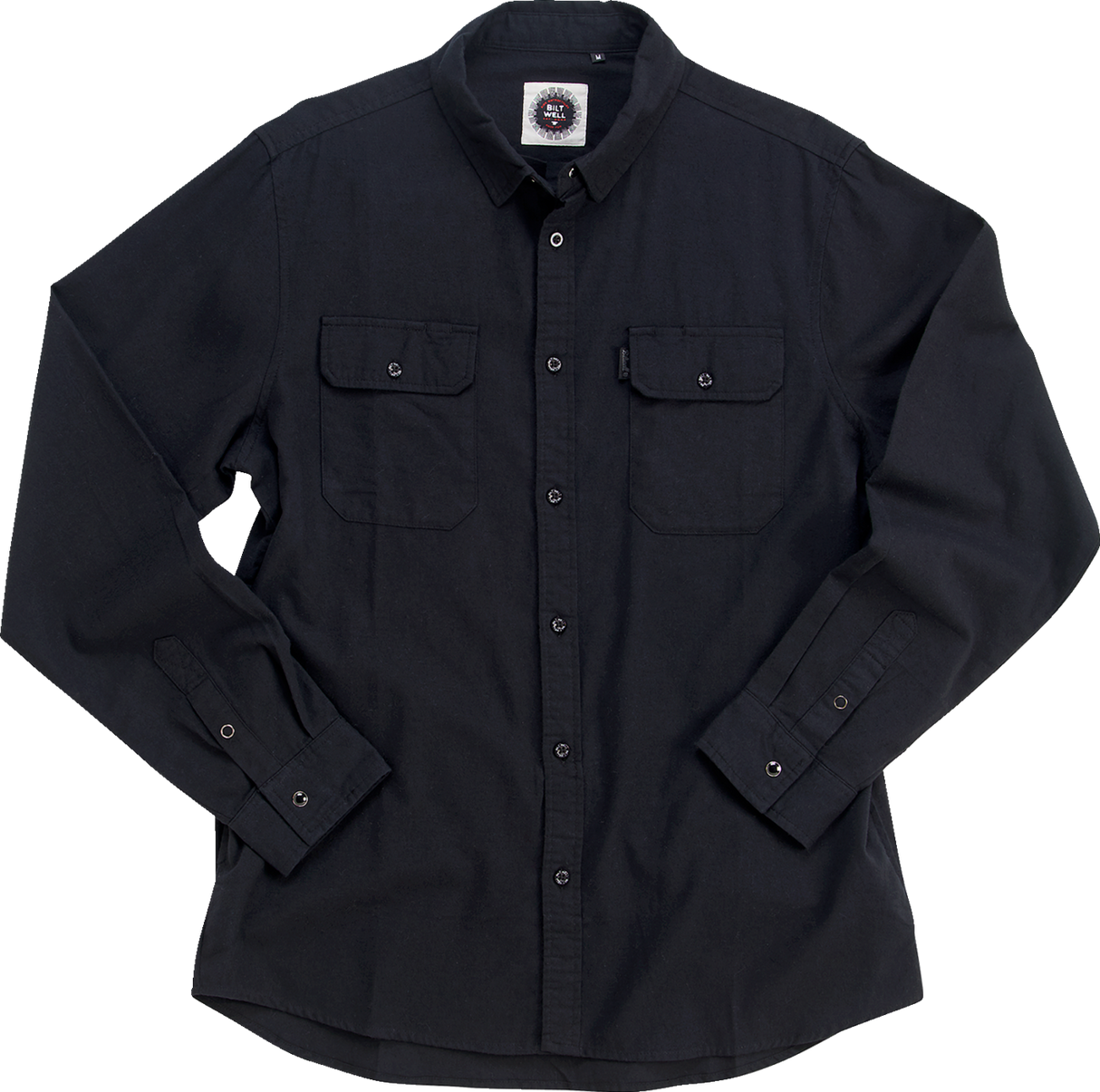 Blackout Lightweight Flannel - Black - Medium