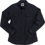 Blackout Lightweight Flannel - Black - Medium