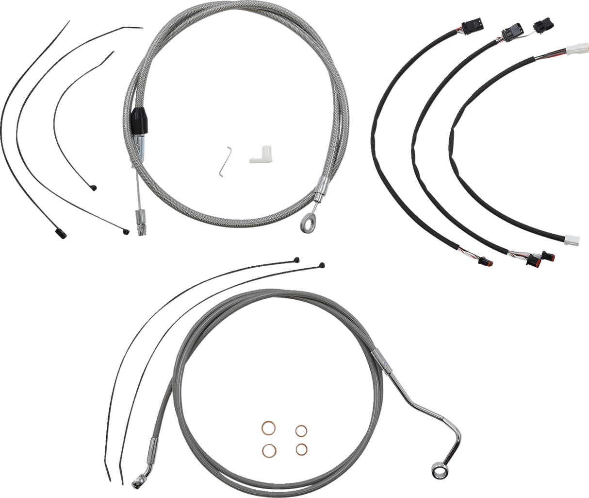 Control Cable Kit - XR - Stainless Steel/Chrome 2021 - 2022