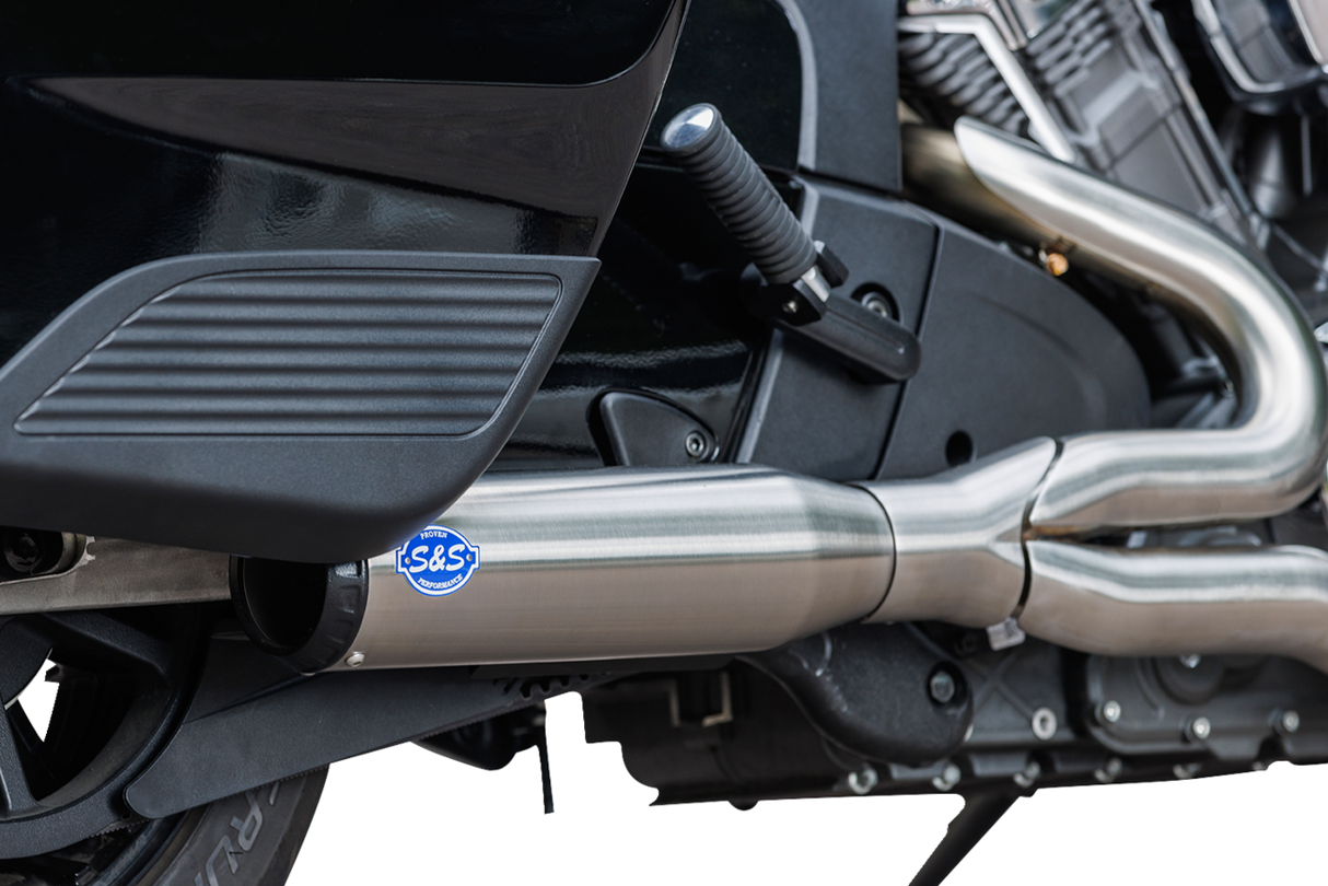 2-into-1 Qualifier Exhaust System - Race Only - Brushed - Stainless Steel 2020 - 2023