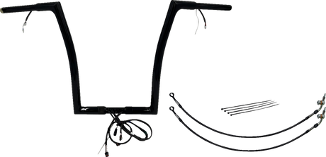 Handlebar Kit - Flat Top - 16\" - Black 2015 - 2015