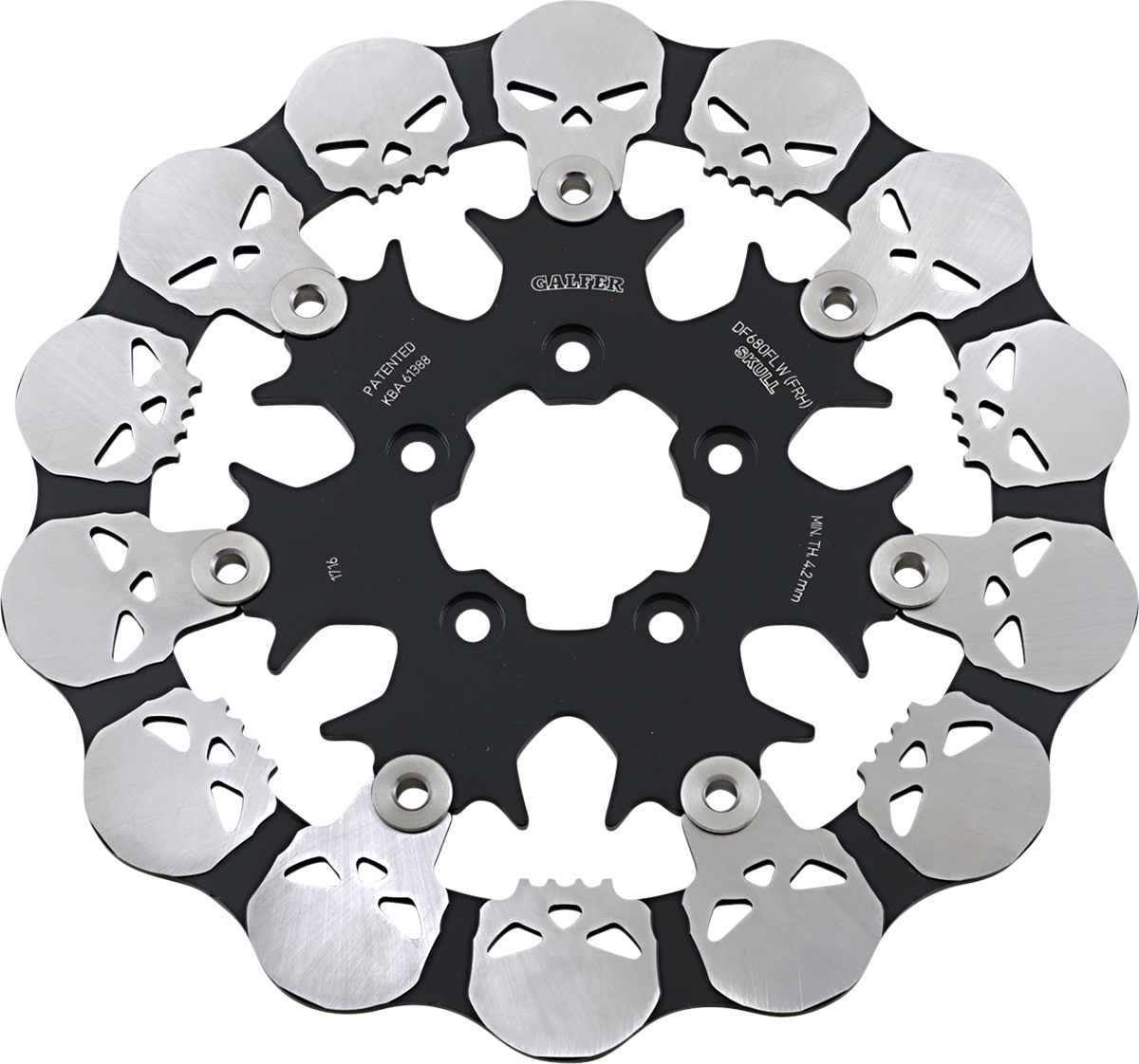 Skull Front Rotor - Floating Mount 2000 - 2017