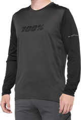 Ridecamp Jersey - Long-Sleeve - Black/Charcoal - Medium