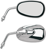 Mirror - \'Lil\' Cruiser - Side View - Oval - Chrome - Left/Right