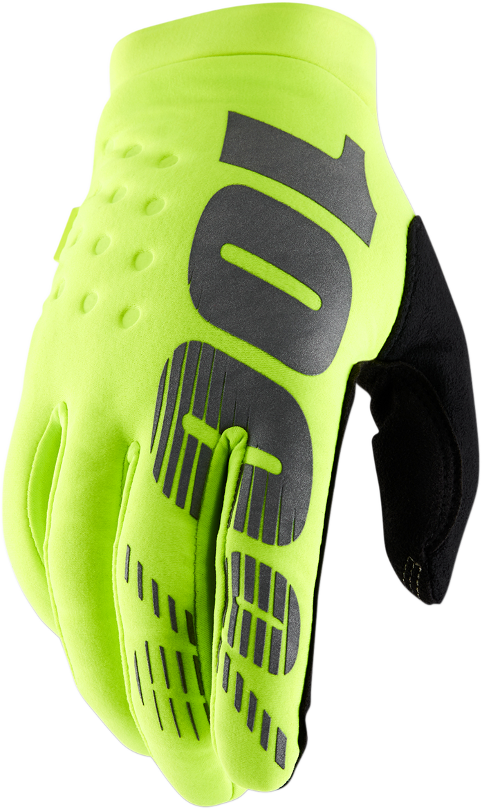 Brisker Gloves - Fluo Yellow - Small