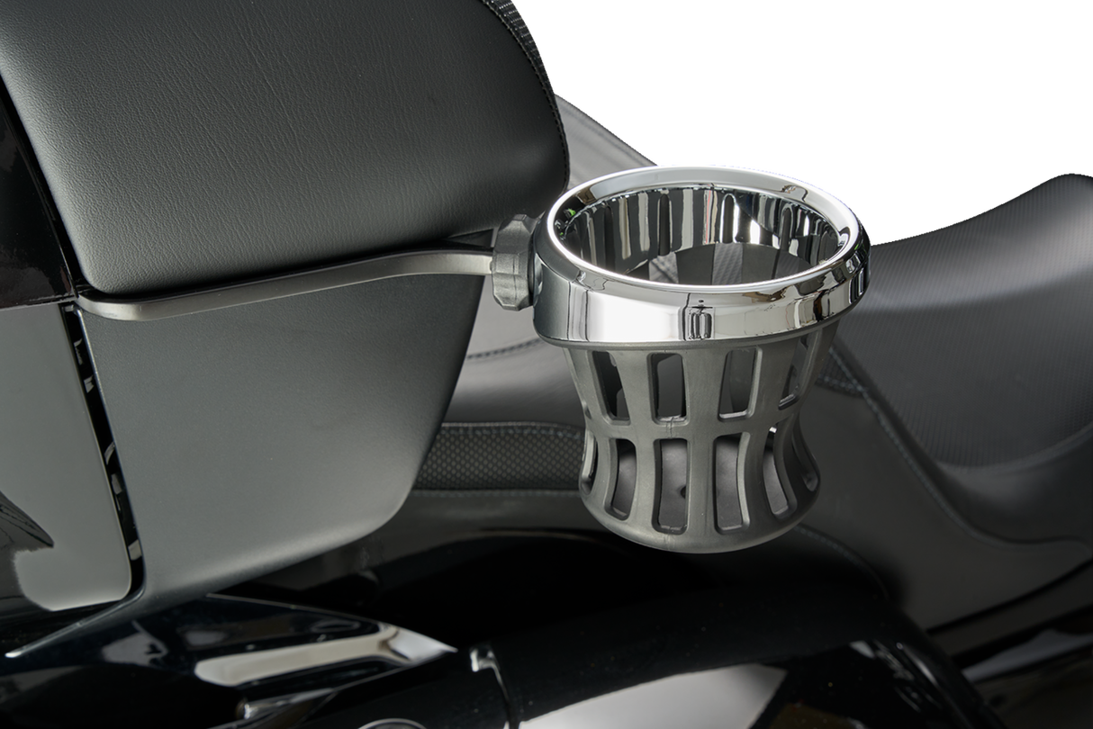 Mount - Drink Holder - Passenger Chrome/Black 2014 - 2023