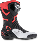 SMX-6 v2 Vented Boots - Black/White/Red Fluorescent - US 9 / EU 43