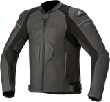 GP Plus R v3 Rideknit® Leather Jacket - Black/Black - US 40 / EU 50