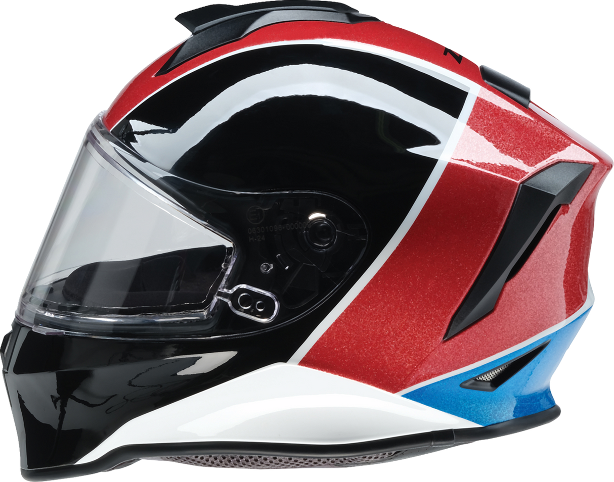 Youth Warrant 2.0 Helmet - Fresh Pow - Red/White/Blue - Small