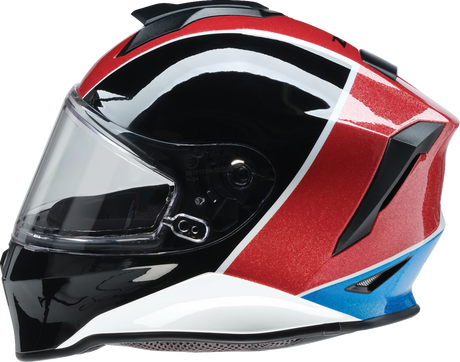 Youth Warrant 2.0 Helmet - Fresh Pow - Red/White/Blue - Small