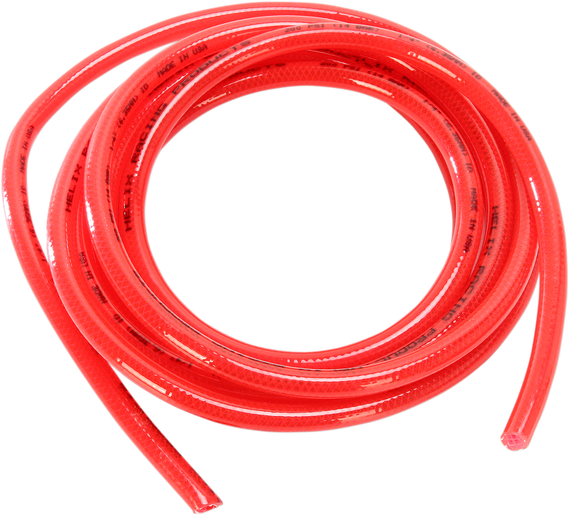 High-Pressure Fuel Line - Red - 1/4\" - 10\'