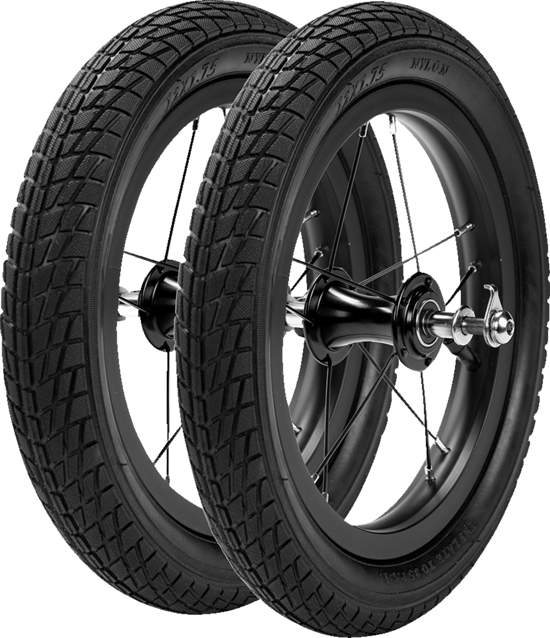 12\" High-Traction Wheels - Set