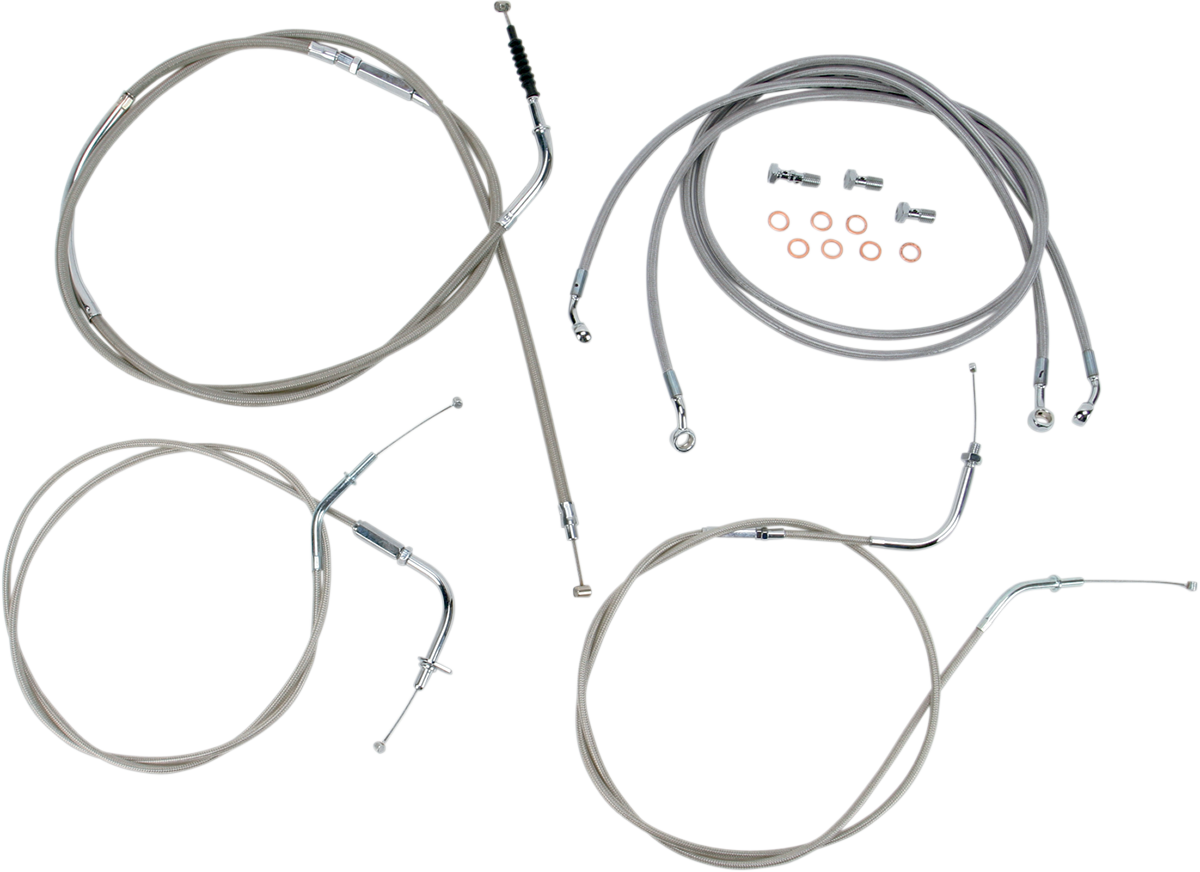 Cable Line Kit - 12\" - 14\" - VN2000 - Stainless Steel 2004 - 2010