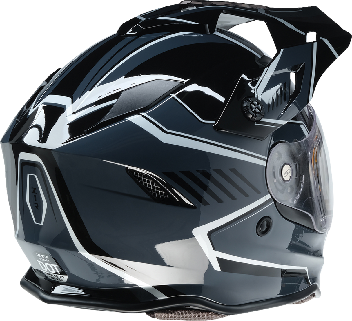 Range Helmet - Rotor - Gray/White - Small