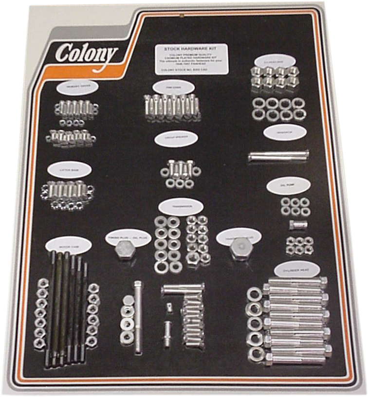 Hardware Kit - Cadmium - \'48-\'57 1948 - 1957