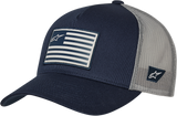 Flag Snapback Hat - Navy/Gray - One Size