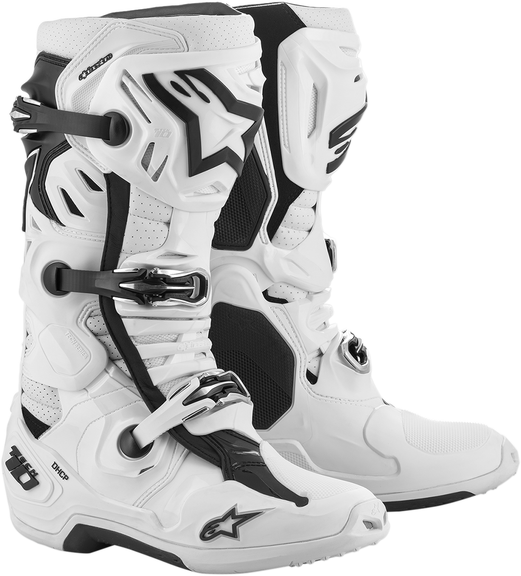 Tech 10 Supervented Boots - White - US 14